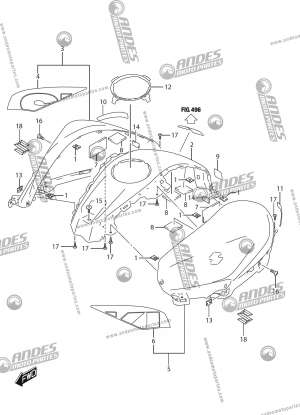 suzuki gixxer fuel tank cover